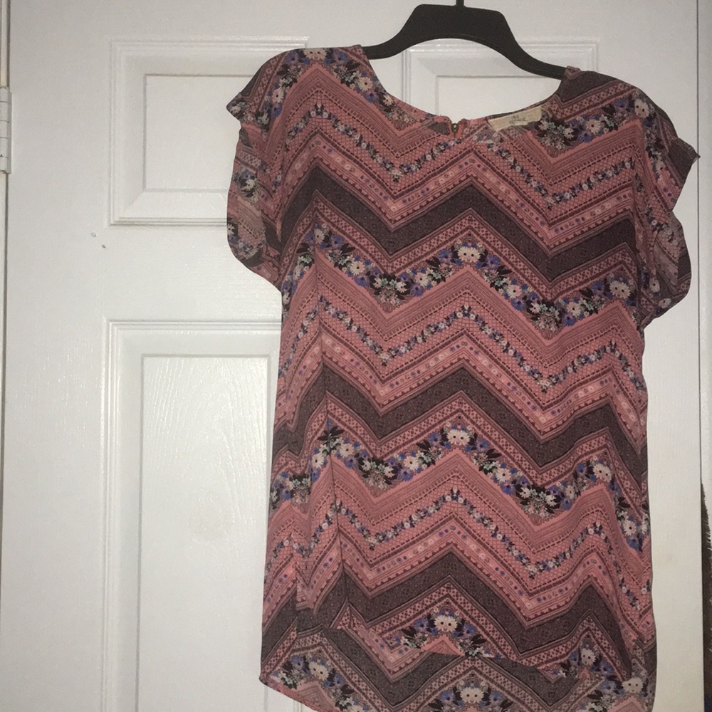 Pink blouse